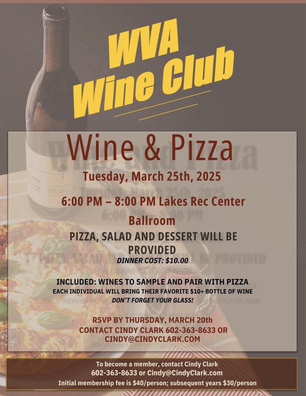 wine and pizza event flyer
