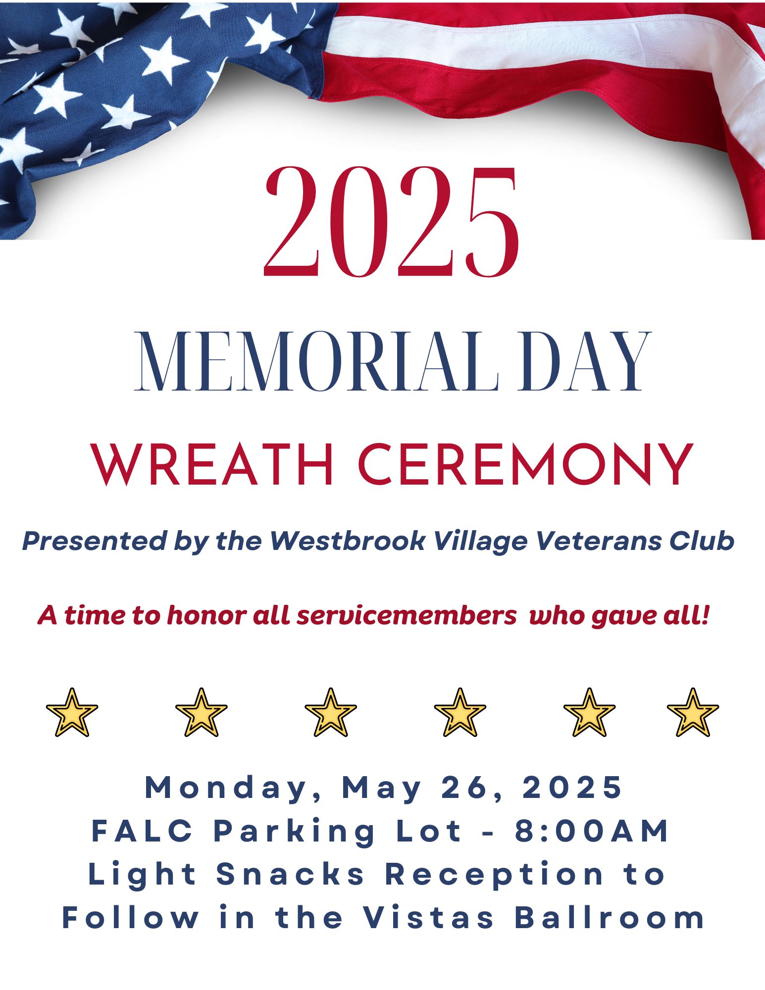 memorial day wreath ceremony